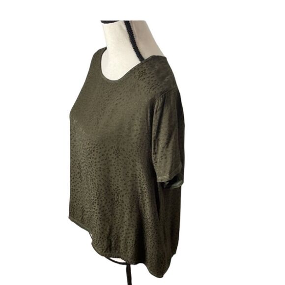 NATION Marin Leopard Jacquard Tee XS - Picture 4 of 6